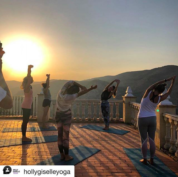 Yoga on the 360Suite terrace